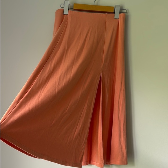 Wilfred Coral High Waist Midi Skirt size Small - Picture 3 of 5